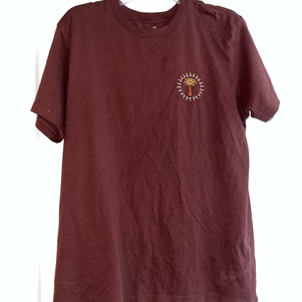 Katin Brown Short Sleeve Tee Classic Crew Neck